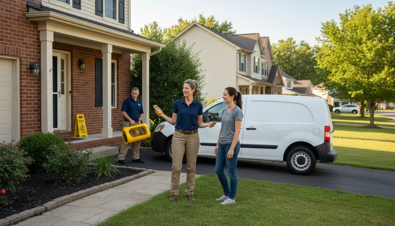 Water restoration image for Water Damage & Restoration Services in Cedar Valley, UT